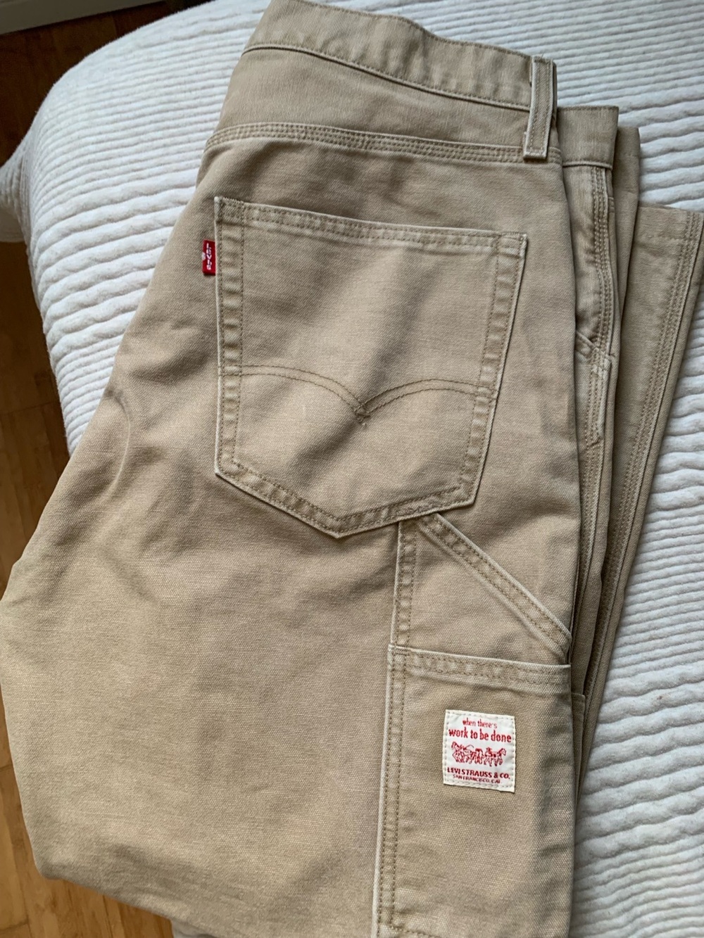 Levi's Khaki Carpenter Pants